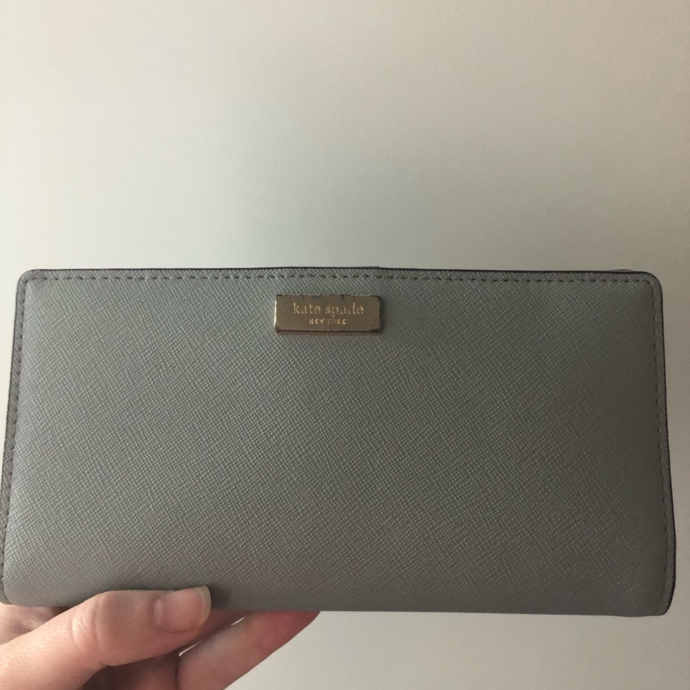 Grey Kate spade wallet